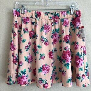 Joe Boxer Skirt Floral Print Boho Trendy Mini